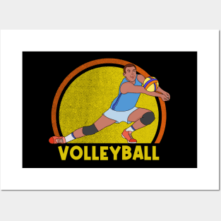 Volleyball Player Posters and Art